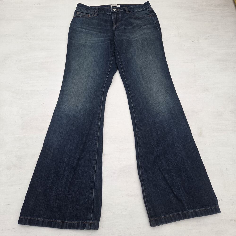 Pacsun Jade Jeans Womens Size 25 Low Rise Boot Cut Whiskers Blue